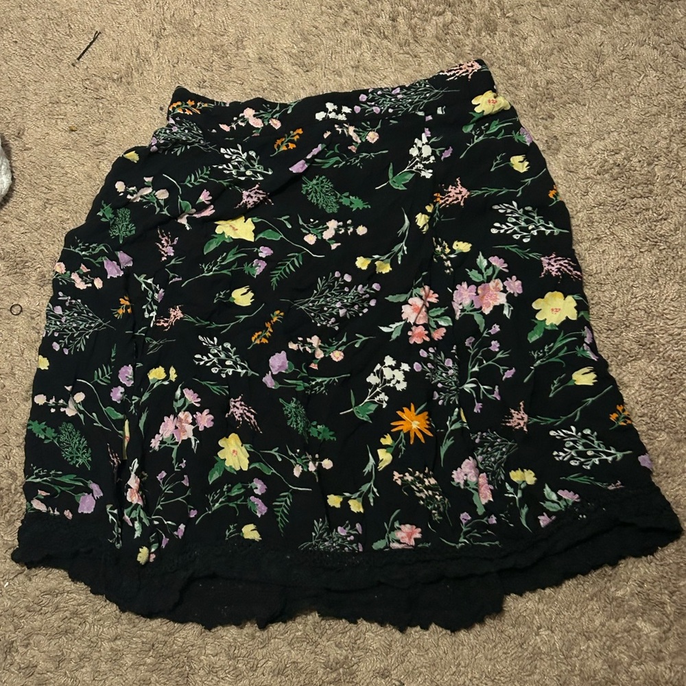 Floral Midi Skirt